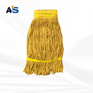 Cabezal de Mopa Kentucky Semi Blanqueado de Alta Resistencia para Limpieza de Pisos, Mopas de Algodón Industriales Comerciales para Cocina, Baño, Garaje - Product Image 1