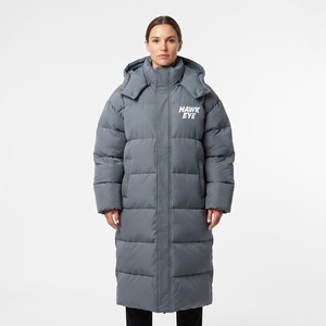 Abrigo Largo Acolchado con Capucha para Mujer, Personalizado, de Invierno, Cortavientos, con Cremallera Completa, Cálido, Informal, de Moda Urbana - Product Image 5