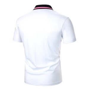 Polo pour hommes en maille unie, dernière mode, tissu tricoté, pour le golf - Product Image 3