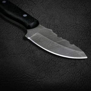 High Quality DIY Mini Handmade Damascus Steel Wood Handle <b>Kitchen</b> <b>Knife</b> Skimmer OBM Customizable Stock - Product Image 2