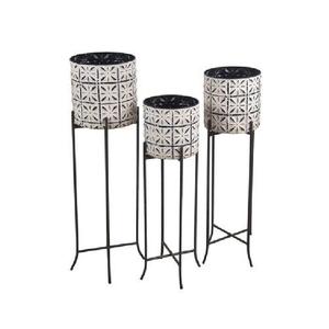 Ensemble de trois jardinières métalliques les plus vendues pour l'extérieur, la ferme, le jardin, l'entrée, la décoration de mariage, faites à la main, taille personnalisable - Product Image 3