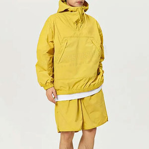 Nouvel ensemble de survêtement d'hiver respirant et tendance, 2 pièces, veste coupe-vent, doublure en molleton 100% coton, unisexe - Product Image 4