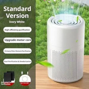 Purificatore d'Aria Portatile USB Tipo C con Luce Notturna, Filtro Silenzioso per la Pulizia dell'Aria Domestica - Product Image 2