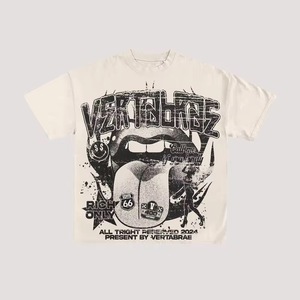 Boxy Acid <b>Wash</b> Cropped T-Shirt Men Custom High Quality Vintage Graphic Streetwear 100% Cotton Knitted Heavyweight - Product Image 6