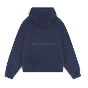 À la mode unisexe strass à capuche urbain Streetwear étincelle pull avec 100% coton solide motif col à capuche goutte à goutte Bling Design - Product Image 2