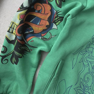 Sudadera con Capucha Moderna de Estilo Urbano con Pedrería, Logotipo Personalizado, Sudadera con Estampado de Moda para Hombre y Mujer - Product Image 5