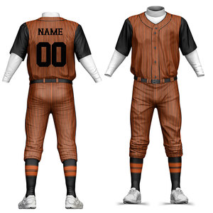 Conjunto de Uniforme de Béisbol de Malla Transpirable Más Vendido, Características Antibacterianas de Secado Rápido para Deportes de Equipo, Nombres de Equipo Personalizados, Venta al por Mayor - Product Image 4