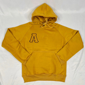 Sudadera con Capucha Oversize con Letras Griegas, Bordado Personalizado, Forro Polar Grueso, Estilo Universitario y de Fraternidad |   Alfa | - Product Image 1