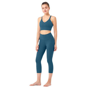 Conjuntos de Yoga Transpirables de Último Diseño, MOQ Bajo, Hechos a Medida para Mujer, Buena Calidad, Precio Económico, Conjunto de Yoga para Venta en Línea, Personalizado 2027 - Product Image 5