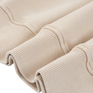 Sweat-shirt surdimensionné pour homme, pull unisexe, sweat-shirt à capuche uni, streetwear, coton, sweat-shirt à capuche vintage en tissu éponge, OEM - Product Image 3