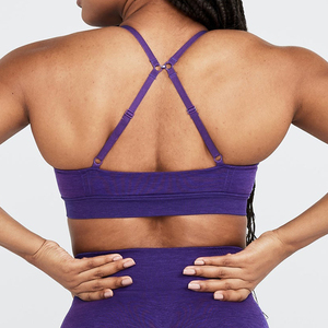 Women Racerback Sports <b>Bra</b> Soft Workout Fitness Top Lightweight Running Yoga Activewear Gym Training Wear - Product Image 5