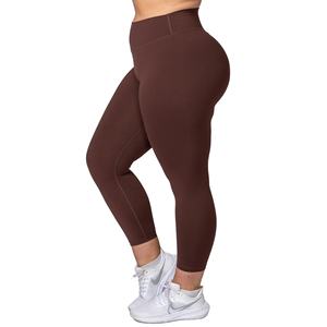 Leggings de yoga en coton de haute qualité pour femmes Logo personnalisé Leggings de sport de fitness pour femmes Prix bas Vêtements de sport Leggings de yoga pour femmes - Product Image 4