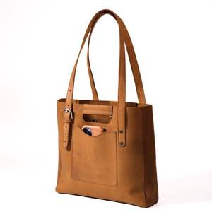 Premium Multifunction Genuine Leather Tote <b>Bag</b> <b>Women</b> Spacious Interior Soft Water Resistant Zipper Durable Shoulder - Product Image 2
