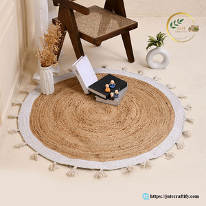 Eco Friendly Natural Jute Area Rug – Handmade Floor <b>Carpet</b> for Living Room, Bedroom, Office and Home Decoration Wholesale - Product Image 2
