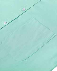 Chemise décontractée pour homme en lin et coton satiné tricoté respirant, anti-plis, à col rabattu, manches longues, boutonnage simple, couleur unie, idéale pour l'été - Product Image 5