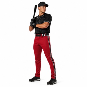 Pantalones de Uniforme de Béisbol de Diseño Personalizado para Hombre y Jóvenes, Transpirables, que Absorben la Humedad, con Rodilleras Acolchadas, Bajo MOQ, Proveedor - Product Image 5