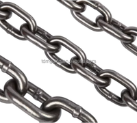 Chaîne à maillons de haute résistance de grade 100 en acier allié traité thermiquement, oxyde bleu, chaîne soudée standard Luckall/ODM/OEM/LK