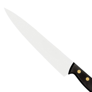 Couteaux de chef avec manche noir et trois rivets dorés pour la cuisine professionnelle, la découpe de légumes, la découpe de viande et la préparation des aliments - Product Image 5