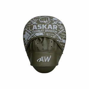 เป้าซ้อมมวย ASKAR รุ่น Focus Pad ทำจากหนัง PU สีเขียวมะกอก ทนทาน เหมาะสำหรับการฝึกซ้อม - Product Image 2