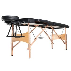 Portatile da 24 pollici lettino da massaggio leggero 2 volte regolabile 8 livelli per letto Tattoo poggiatesta a mano per Pallet - Product Image 1