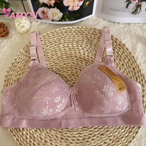 665# High Quality Summer Breathable Thin Spandex/Nylon Seamless Bra Racerback Adjustable Straps Solid Pattern Sexy <b>Style</b> Women - Product Image 5