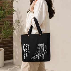 Premium Cotton Canvas Tote <b>Bag</b> Reusable Shopping ShoulderHandbag Eco Friendly Grocery Travel Work <b>College</b> Everyday Carry Stylish - Product Image 2