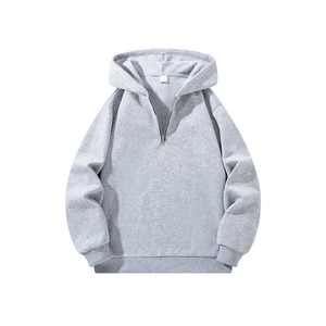 Sweat à capuche unisexe marron de qualité supérieure, coupe ample en polaire, style décontracté pour l'hiver, pour adultes - Product Image 3