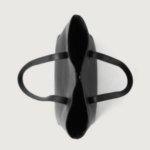 Custom Fashion Designer PU Leather Unisex Casual <b>Tote</b> Bags with Zipper Closure Waterproof Removable Strap - Product Image 3