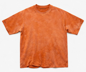 T-shirts unisexes surdimensionnés en coton 100% lourd (280 g/m²) pour streetwear, personnalisables, vierges, teints, respirants, vente en gros - Product Image 5