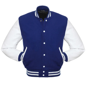 High Quality Varsity <b>Jacket</b> for Unisex New Fashion Leather Sleeve Vintage Letterman Baseball <b>Jacket</b> Custom Chenille Embroidery - Product Image 6
