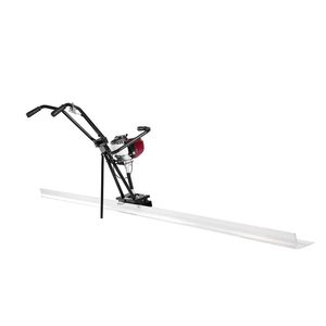 Vibratore per calcestruzzo a 4 tempi con piastra in alluminio e set di barre a bordo dritto regolabili in altezza - Product Image 1