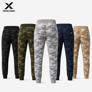 Pantalon de jogging pour homme X Sports City, motif camouflage gris, logo personnalisé, très demandé, couleur et design tendance, très apprécié - Product Image 2