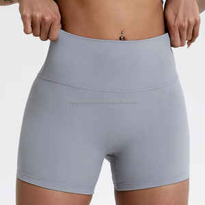 Shorts de Yoga de Cintura Alta para Mujer, Cintura Elástica, Material de Spandex y Poliéster, Material de Alta Calidad, Diseño Personalizado - Product Image 1
