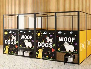 Ticari Köpek Kafesi Paslanmaz Çelik Modüler Köpek Kulübesi Sistemi (Evcil Hayvan Dükkanı ve Barınakları için) - Product Image 6