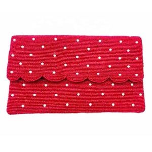 Nuevo Bolso de Mano con Cuentas de Vidrio Floral Hecho a Mano, Elegante Bolso de Mano con Cuentas, Bolso de Fiesta con Cuentas a Precio de Mayoreo - Product Image 6
