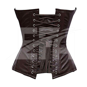 Corsé Personalizado para Mujer, Corsé para Usar en Invierno, Corsé Sexy de Cuero Gótico con Varillas de Acero, Tallas Grandes - Product Image 3