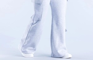<b>Women</b> French Terry <b>Fleece</b> Winter Sweatpants Casual Relaxed <b>Jogger</b> Soft Drawstring Elastic Waist Lounge Bottoms - Product Image 2
