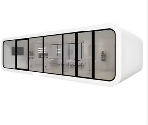 <span class=keywords><strong>Casa</strong></span> Container di Lusso in Acciaio Stile Apple Pod Prefabbricata per Hotel e Ville, Soluzioni per Case Piccole, Camere da Letto, Uffici e Officine - Product Image 1