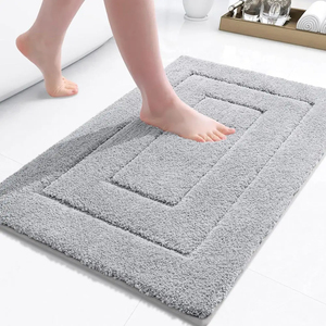 Tapis de bain antidérapant, séchage rapide, super absorbant, tapis de salle de bain fins, lavables - Product Image 3