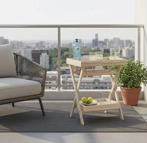 Wooden Handmade Portable Coffee <b>Table</b> Tea <b>Table</b> for Home, <b>Nesting</b> <b>Table</b>, Garden and Living Room Coffee <b>Table</b> - Product Image 2