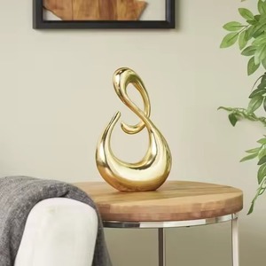 Rustic Vintage Metal Sculpture Figurine <b>Decorative</b> Showpiece Home Living Room Office <b>Table</b> <b>Decor</b> - Product Image 3
