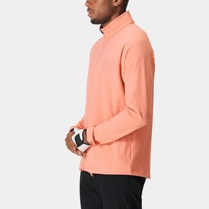 Men's <b>Coral</b> Full-Zip Fleece <b>Jacket</b> Stand Collar Windproof Casual Autumn Wear Polyester Material Regular Fit - Product Image 3