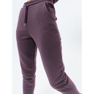 Wholesale <b>Women's</b> Regular Size Heavyweight Cotton <b>Fleece</b> Hoodie & <b>Jogger</b> Tracksuit Custom Logo Two Piece Sweat Suits For <b>Women</b> - Product Image 4