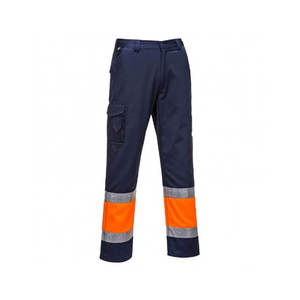 Pantalon de travail renforcé et respirant, pour les artisans, les mécaniciens, les ouvriers du bâtiment, robuste, multi-poches, polyester/coton - Product Image 1