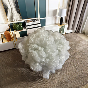 Rembourrage 10D HCS blanc creux siliconé de qualité 3D en polyester recyclé GRS durable pour jouets, coussins, couvertures et canapés - Product Image 1