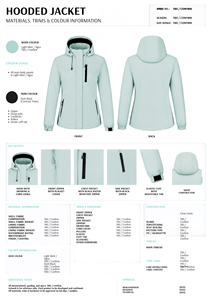 Women's Hooded Waterproof Rain <b>Jacket</b> <b>Lightweight</b> Outdoor Hiking Windbreaker Casual Wear Green Polyester - Product Image 4
