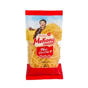 Premium Long Yellow Macaroni Pasta 200g High Quality <b>Wheat</b> Pasta Vietnam Supplier Manufacturer OEM - Product Image 2