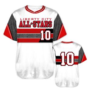 ชุดเสื้อเบสบอลพิมพ์ลายคุณภาพสูงระดับมืออาชีพ ระบายอากาศได้ดี น้ำหนักเบา สวมใส่สบาย ไซส์ใหญ่ แห้งเร็ว ปรับแต่งได้ - Product Image 1