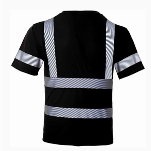 Camisa de Seguridad de Manga Corta para Hombre, Reflectante y Protectora, para Trabajo en Almacenes, Obras Viales y Servicios Públicos - Product Image 3