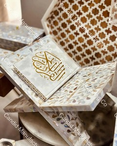 Bakour Burner of Mother of Pearl Inlay Mubkhar Madkhan Burner Giveaway <b>Gifts</b> for Ramadan and Eid <b>Cheap</b> Price - Product Image 2